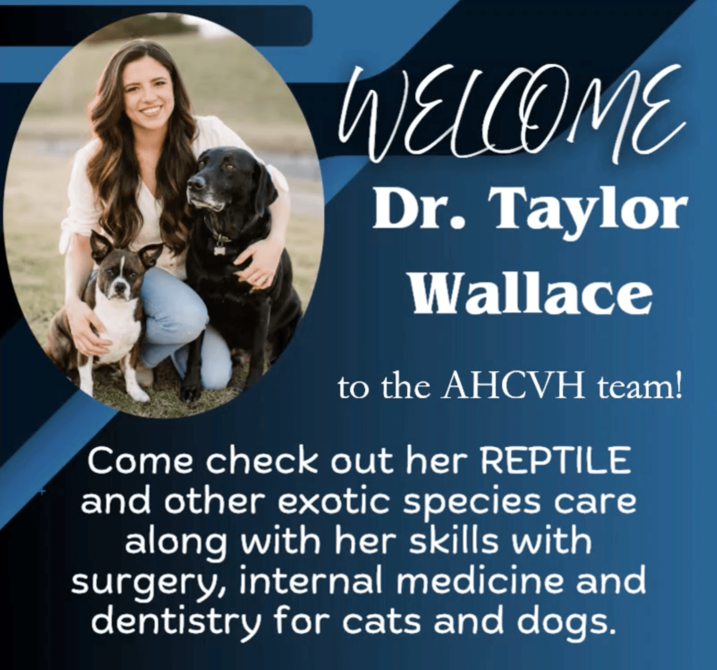 Welcome Dr. Taylor Wallace